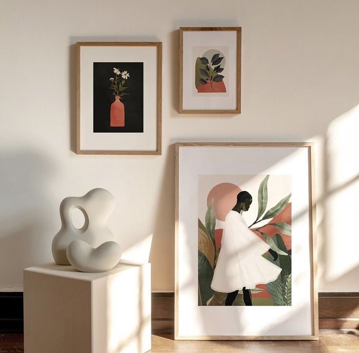 "Transform your walls with these stunning frames! Elevate your space and showcase your style. 🖼️✨