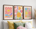 Floral Wall Art Set of 3