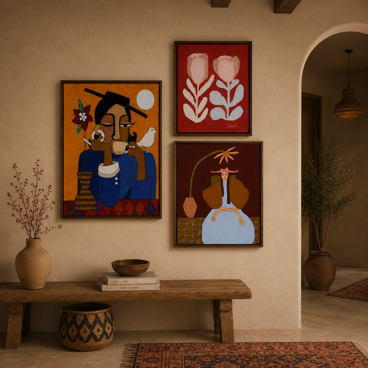 Modern Abstract Gallery Wall Frames