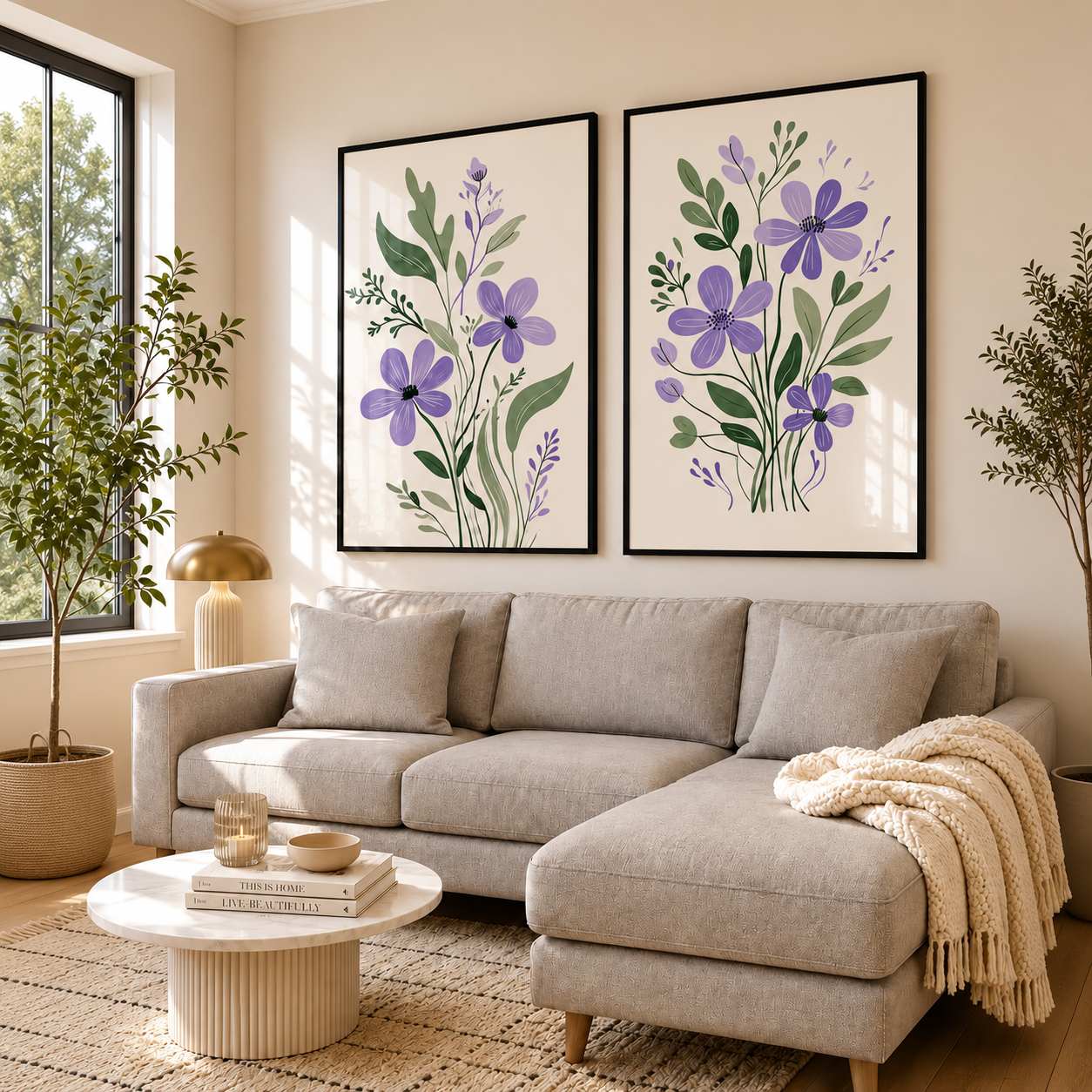Modern Wall Art Set of 2