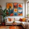 Modern Abstract Gallery Wall Frames