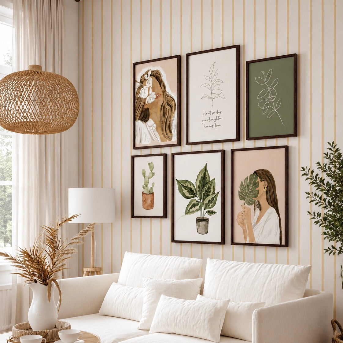 Modern Abstract Gallery Wall Frames