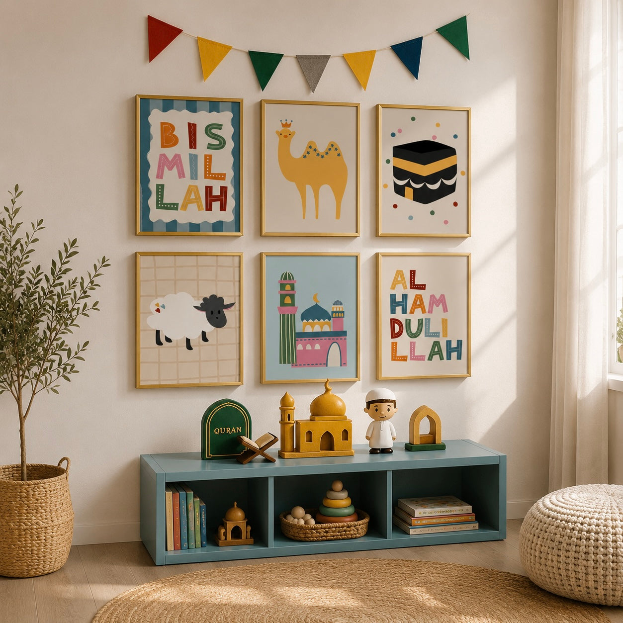 Modern Abstract Gallery Wall Frames