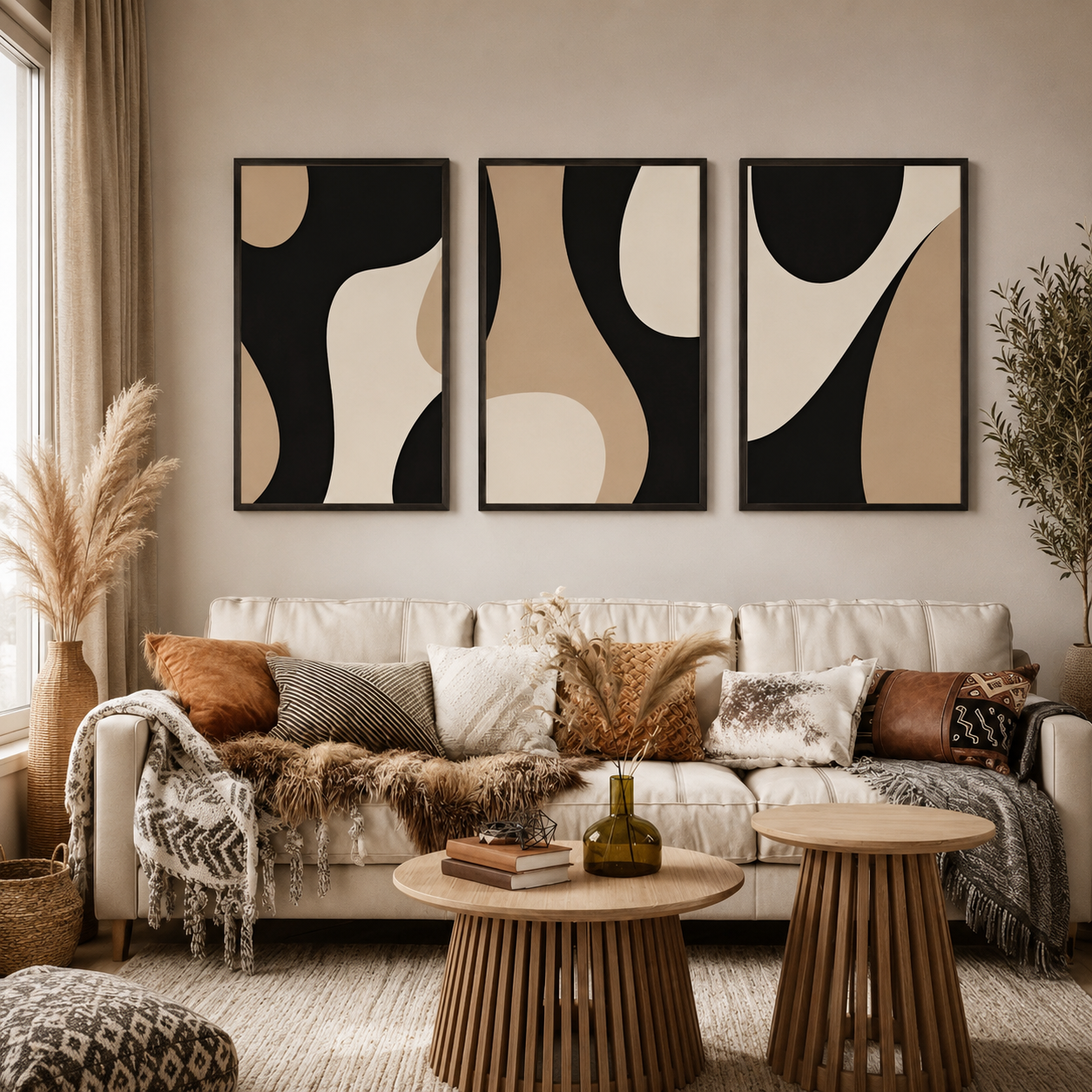 Modern Abstract Digital Printed Wall Art