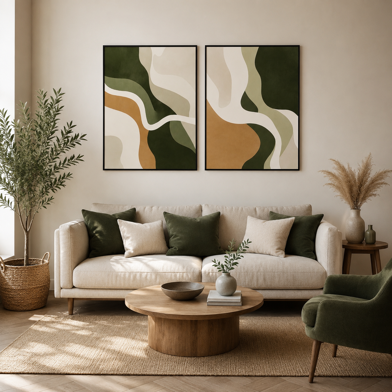 Modern Wall Art Set of 2