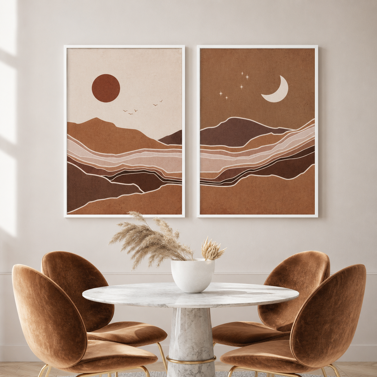 Modern Wall Art Set of 2