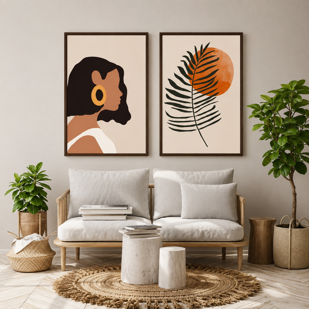 Modern Wall Art Set of 2