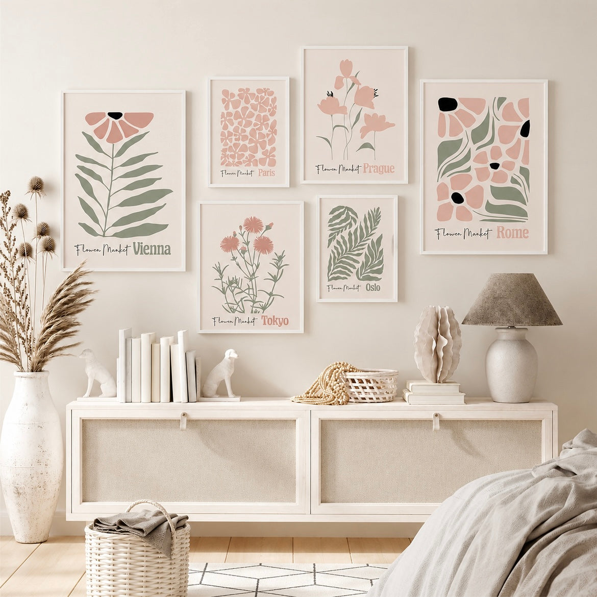 Modern Abstract Gallery Wall Frames