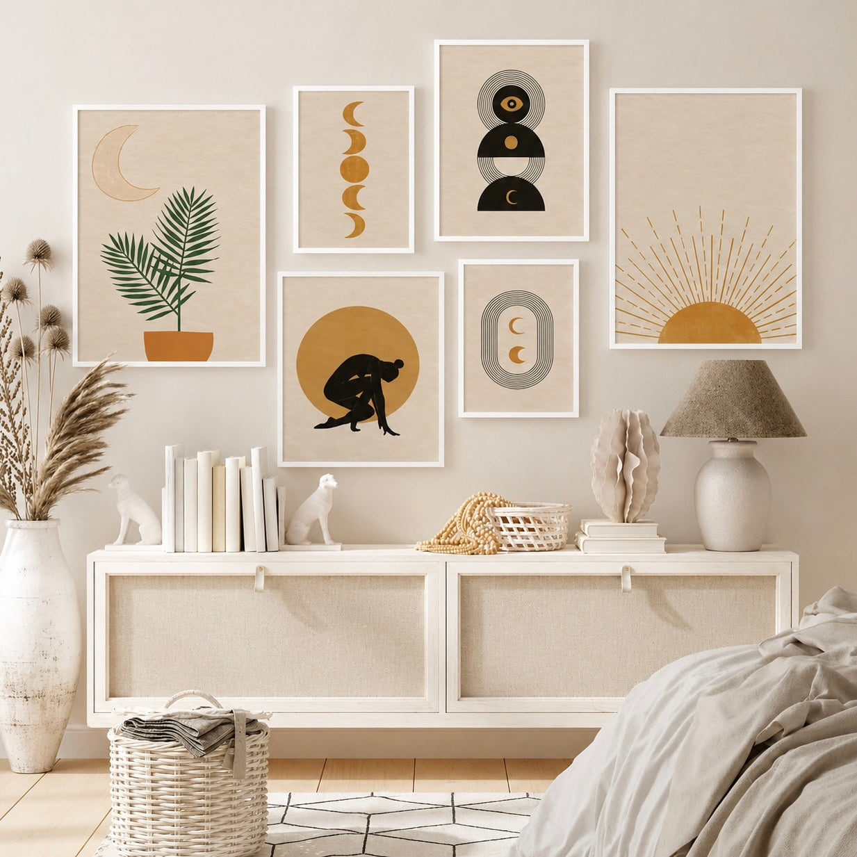 Modern Abstract Gallery Wall Frames