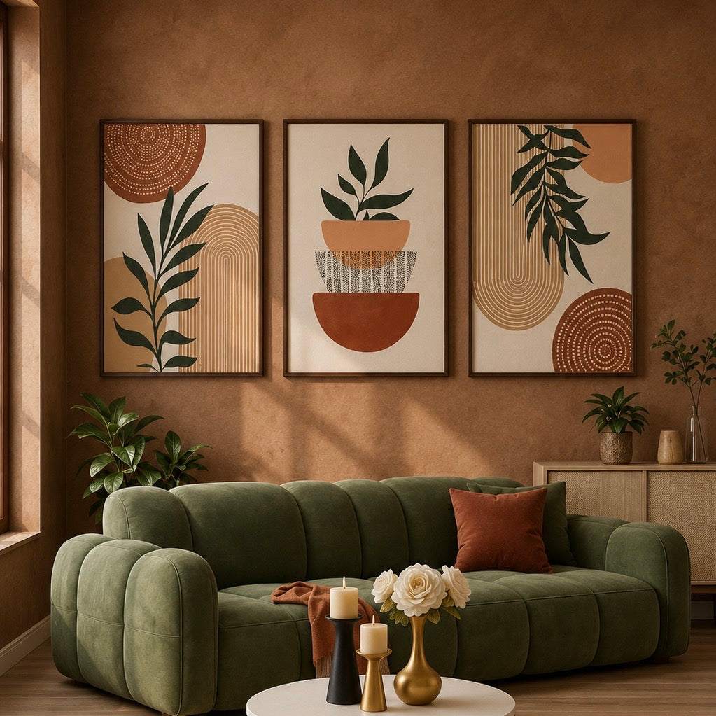 Floral Wall Art Set of 3