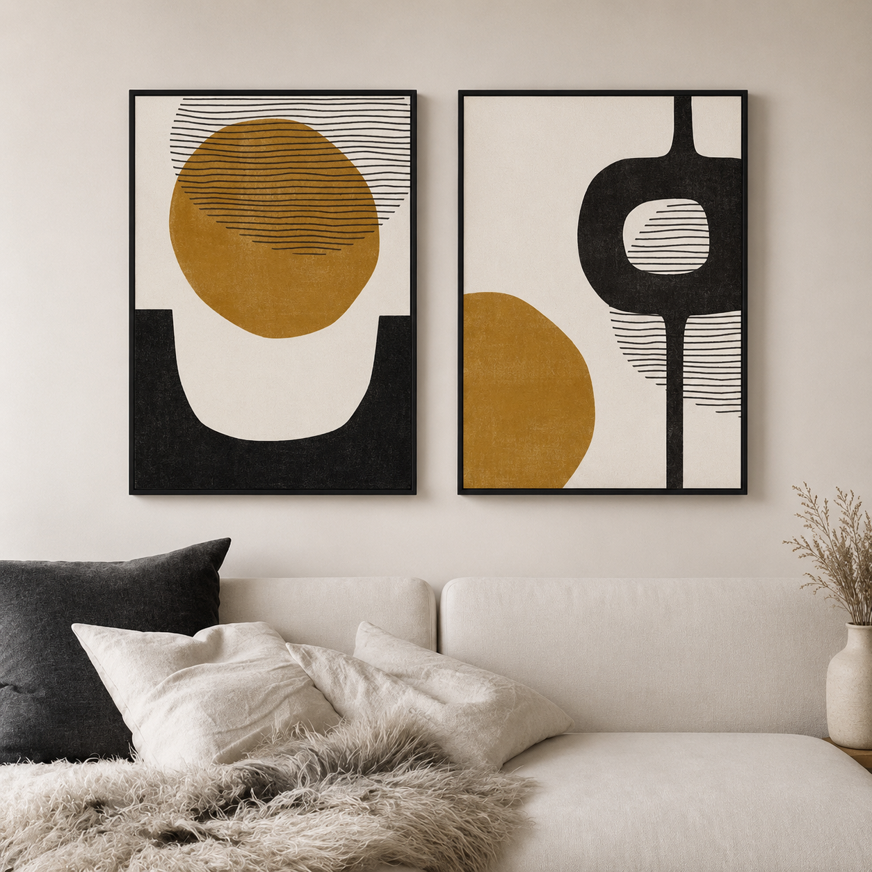 Modern Wall Art Set of 2