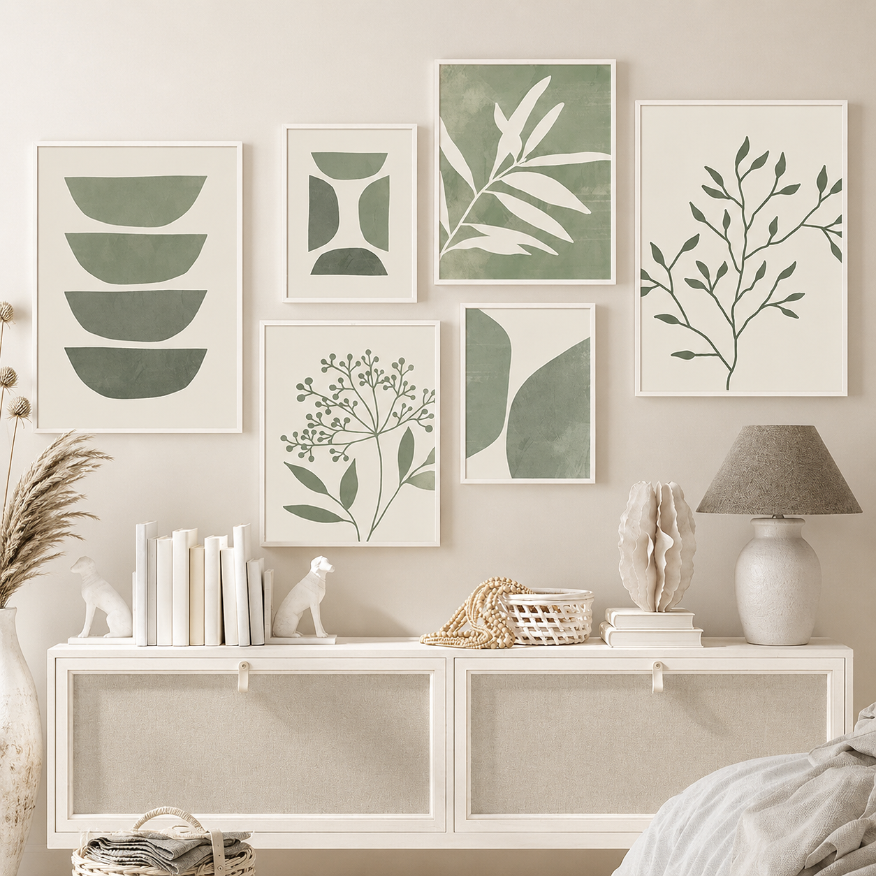 Modern Abstract Gallery Wall Frames
