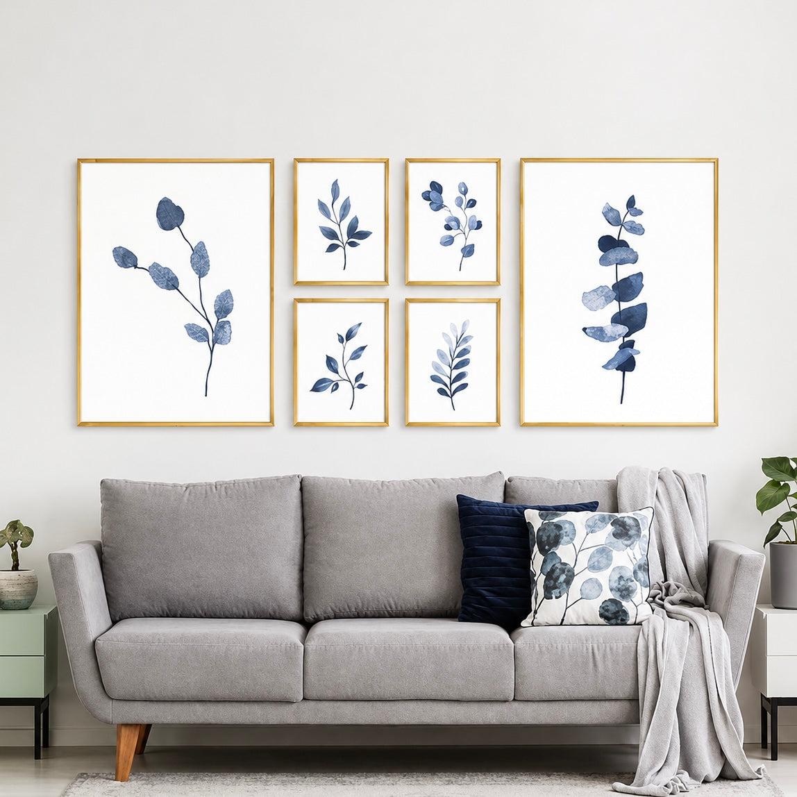 Modern Floral Gallery Wall Frames