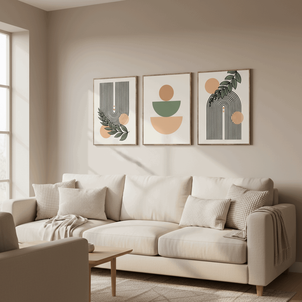 Luxury Modern Art Frame | Abstract Wall Decor - HomeStories