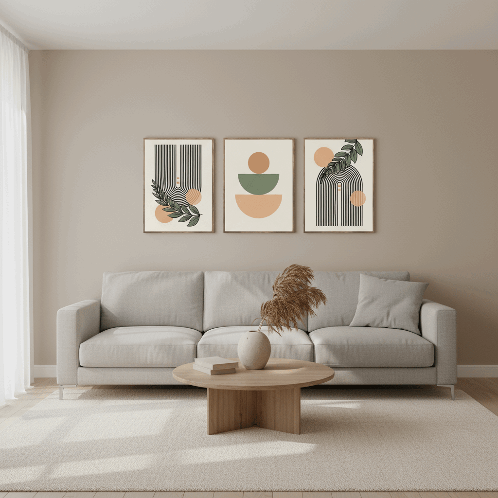 Luxury Modern Art Frame | Abstract Wall Decor - HomeStories