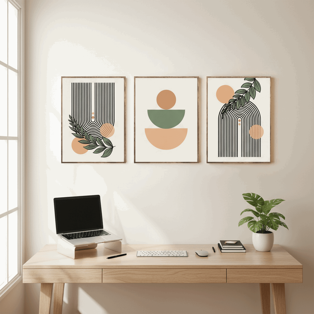 Luxury Modern Art Frame | Abstract Wall Decor - HomeStories