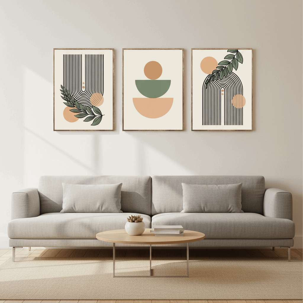 Luxury Modern Art Frame | Abstract Wall Decor - HomeStories