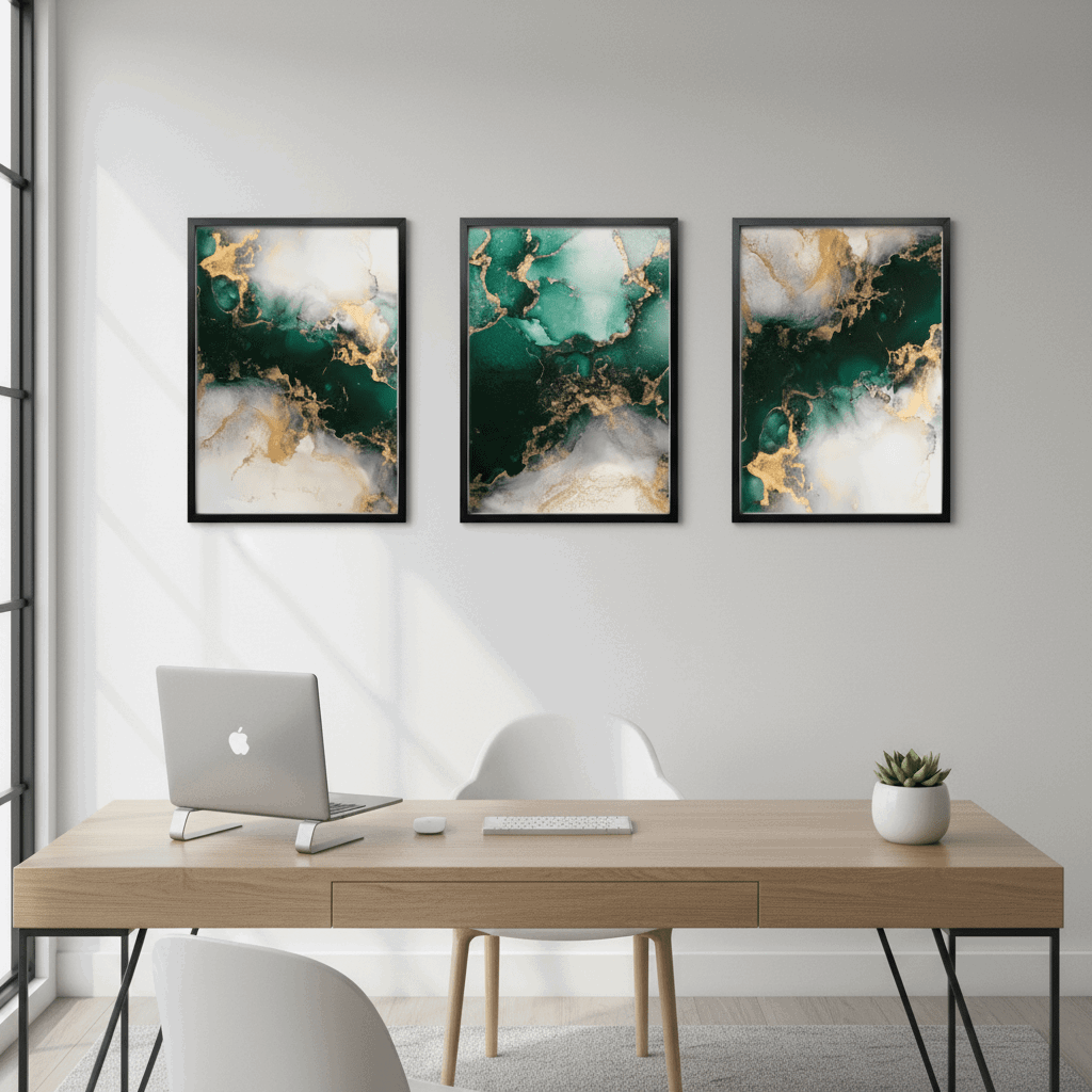 Modern Abstract Wall Art Frame | Premium Canvas Print - HomeStories
