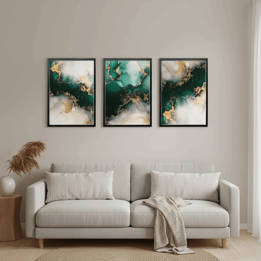 Modern Abstract Wall Art Frame | Premium Canvas Print - HomeStories