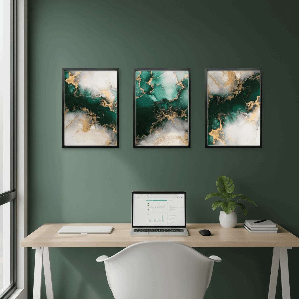 Modern Abstract Wall Art Frame | Premium Canvas Print - HomeStories