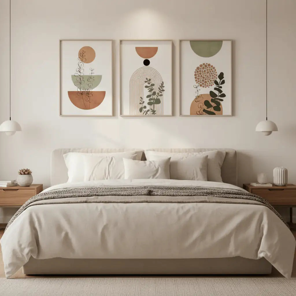 Modern Bright Wall Art Frame | Elegant Living Space Decor - HomeStories