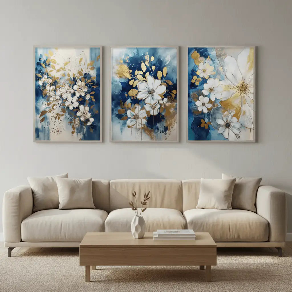 Premium Abstract Canvas Frame | Modern Art Design - HomeStories