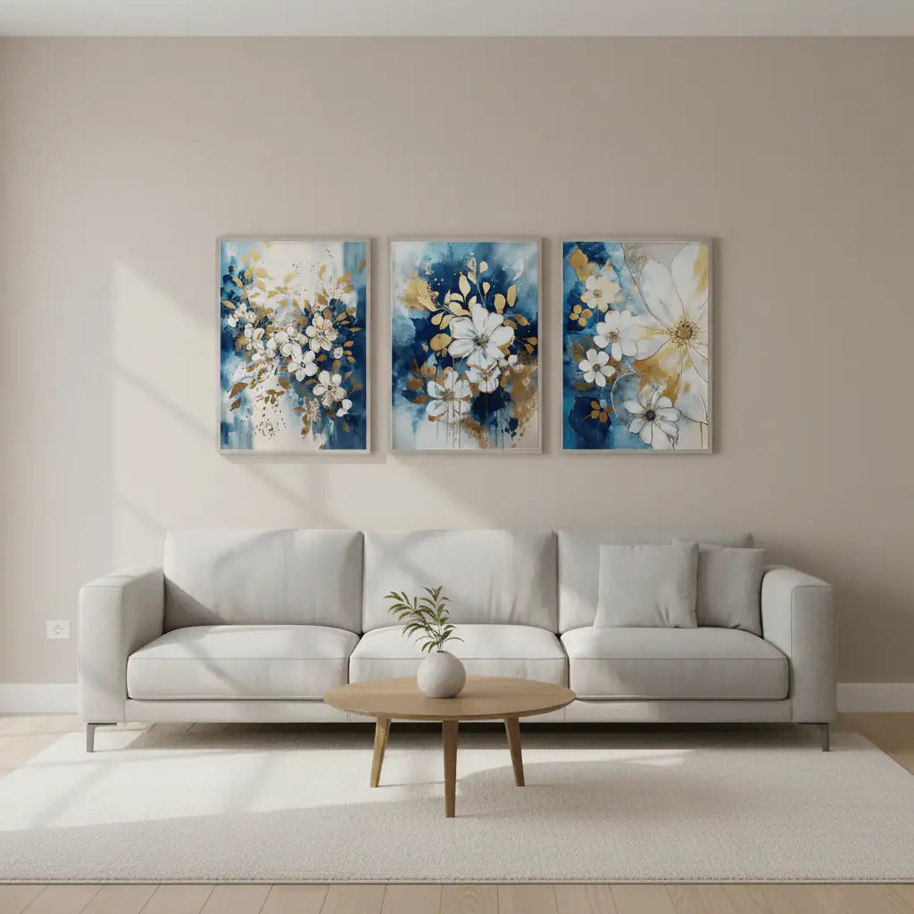 Premium Abstract Canvas Frame | Modern Art Design - HomeStories