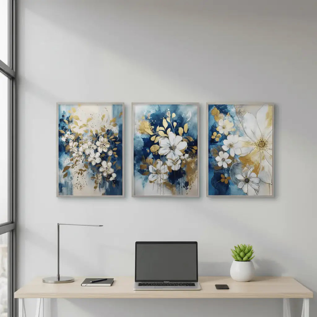 Premium Abstract Canvas Frame | Modern Art Design - HomeStories